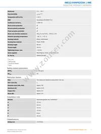 IME12-04NPSZC0K Datasheet Page 3