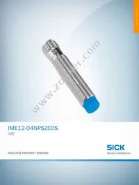 IME12-04NPSZC0S Datasheet Cover