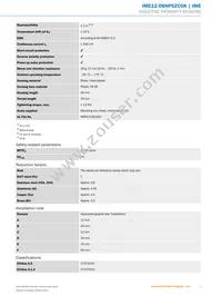 IME12-08NPSZC0K Datasheet Page 3