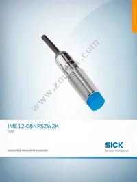 IME12-08NPSZW2K Datasheet Cover