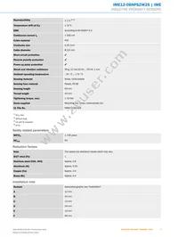 IME12-08NPSZW2S Datasheet Page 3