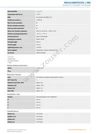 IME18-08BPOZC0S Datasheet Page 3