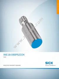 IME18-08BPSZC0K Datasheet Cover