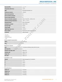 IME18-08BPSZC0K Datasheet Page 3