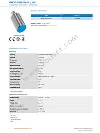 IME30-10BPSZC0S Datasheet Page 2