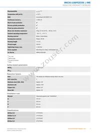 IME30-10BPSZC0S Datasheet Page 3