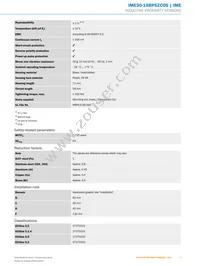 IME30-15BPSZC0S Datasheet Page 3