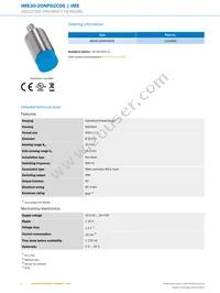 IME30-20NPOZC0S Datasheet Page 2