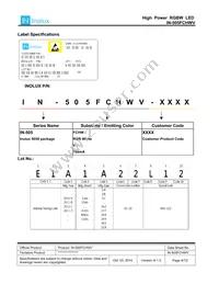 IN-505FCHWV Datasheet Page 4