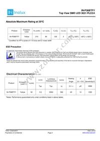 IN-P36BTFY Datasheet Page 2