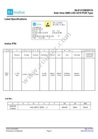 IN-S121DBSRYG Datasheet Page 6