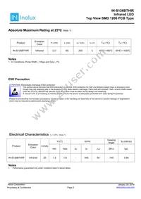 IN-S126BTHIR Datasheet Page 2