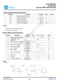 IN-S126BTNPD Datasheet Page 2