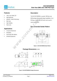 IN-S126TASRGB Datasheet Cover