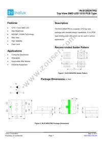 IN-S128DATRG Datasheet Cover