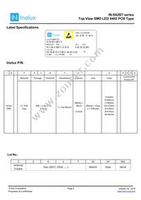 IN-S42BT5UW Datasheet Page 9