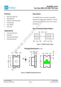 IN-S63BT5UW Datasheet Cover