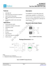 IN-S85BTPT Datasheet Cover