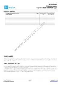 IN-S85BTPT Datasheet Page 11