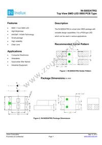 IN-S85DATRG Datasheet Cover