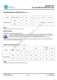 IN-S85DATRG Datasheet Page 2