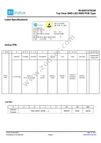 IN-S85TATRGB Datasheet Page 6