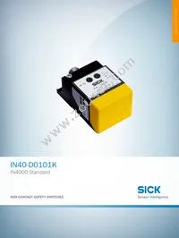 IN40-D0101K Datasheet Cover