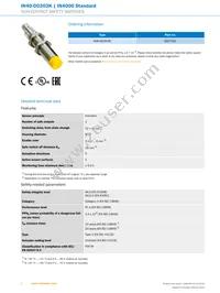 IN40-D0303K Datasheet Page 2