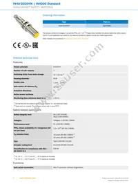 IN40-D0304K Datasheet Page 2