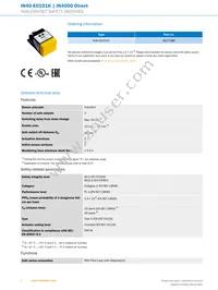 IN40-E0101K Datasheet Page 2