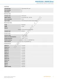 IN40-E0101K Datasheet Page 3