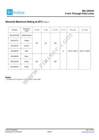 INL-5AB30 Datasheet Page 2