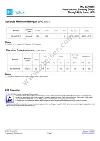 INL-5AHIR15 Datasheet Page 2