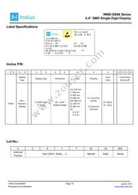 INND-SS40WCG Datasheet Page 10