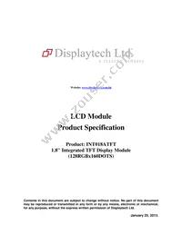 INT018ATFT Datasheet Cover