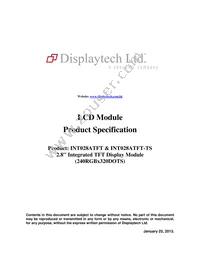 INT028ATFT-TS Datasheet Cover