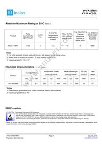 INV-K1TMIR Datasheet Page 3