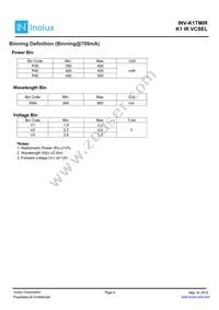 INV-K1TMIR Datasheet Page 4