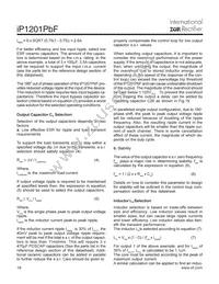 IP1201TRPBF Datasheet Page 18