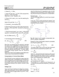 IP1201TRPBF Datasheet Page 21
