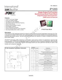 IP1203TR Datasheet Cover