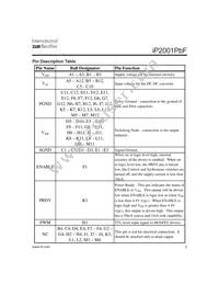 IP2001TRPBF Datasheet Page 3