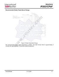 IP2021CTRPBF Datasheet Page 15