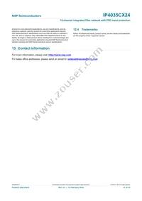 IP4035CX24/LF Datasheet Page 12
