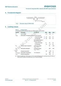 IP4041CX25/LF/P Datasheet Page 4