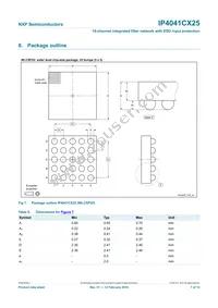 IP4041CX25/LF/P Datasheet Page 8