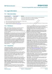 IP4041CX25/LF/P Datasheet Page 11