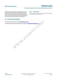 IP4041CX25/LF/P Datasheet Page 12