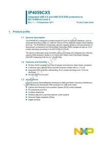 IP4059CX5/LF Datasheet Cover