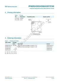 IP4085CX4/LF/PHP Datasheet Page 3